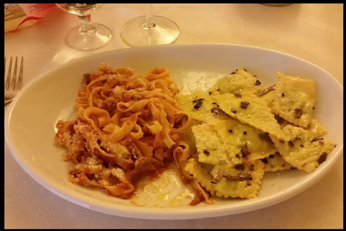 Tagliatelle e ravioli fatti in casa